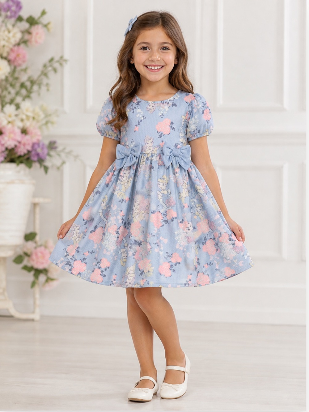 NWT Disney Princess Flower Dress Bell Cinderella Daddy Daughter Dance Wedding